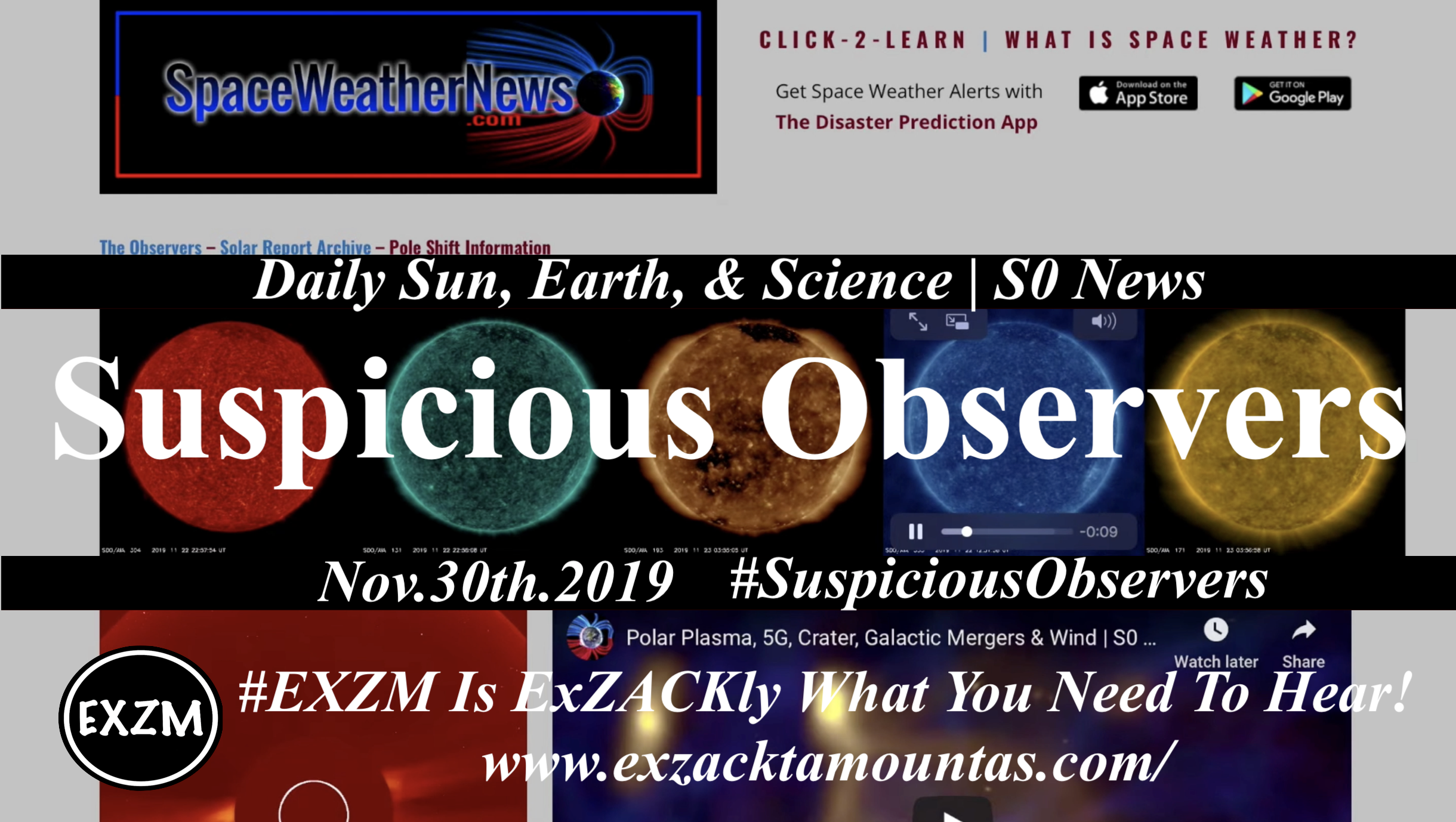 EXZM Suspicious Observers post official 11 30 2019
