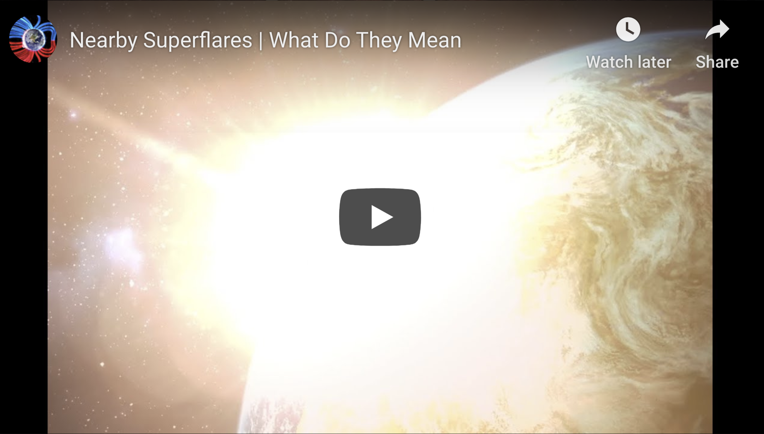Nearby Superflares what Do They Mean 12 28 2019