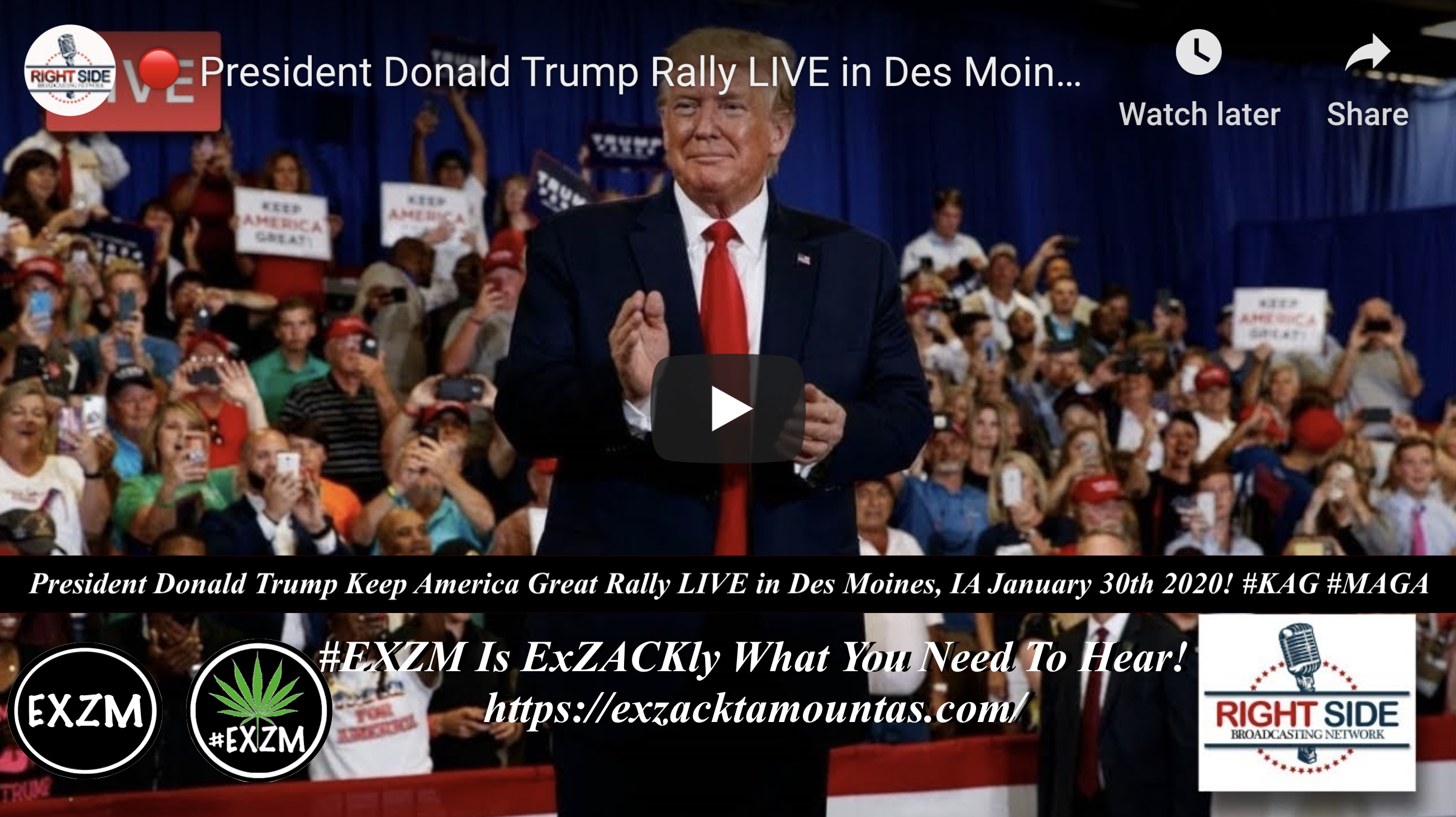 President Trump Rally Des Moines IA 1 30 2020
