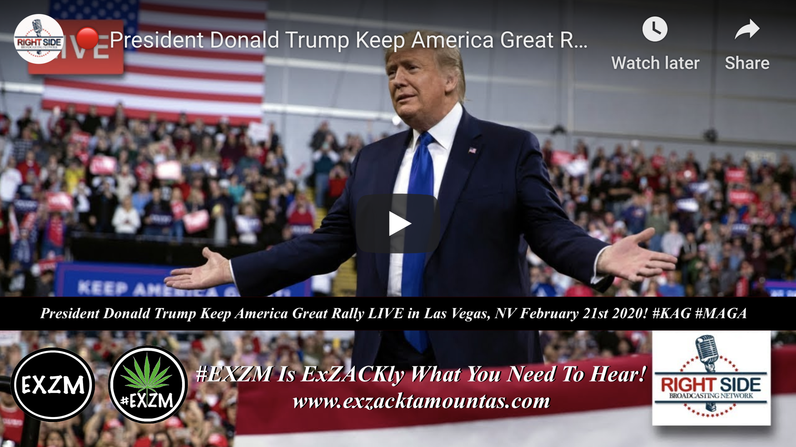 Donald Trump KAG MAGA Las Vegas, NV 2 21 2020