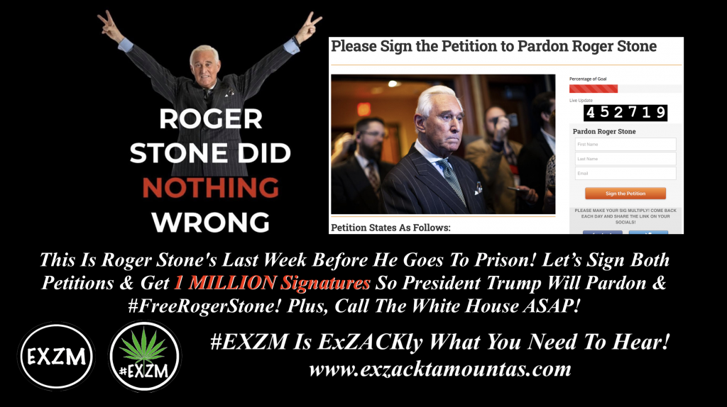 Roger Stone Last Week Before Prison 4 27 2020