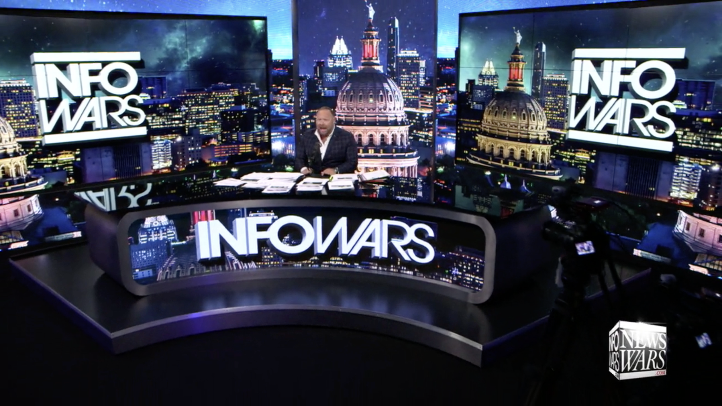 Alex Jones Infowars Studio President Trump EXZM July 30th 2020