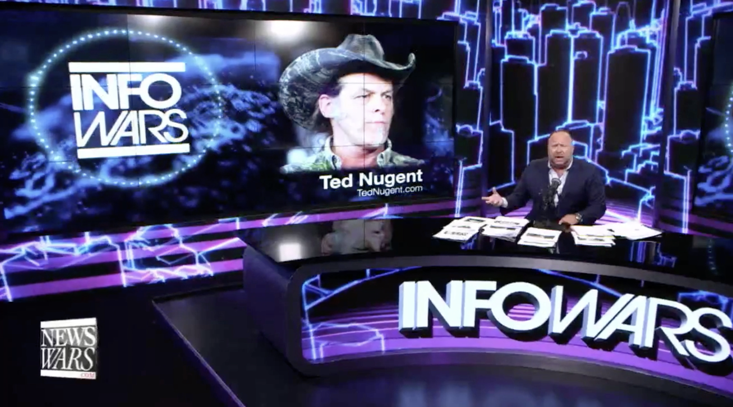 Alex Jones Infowars Studio Ted Nugent EXZM July 26th 2020