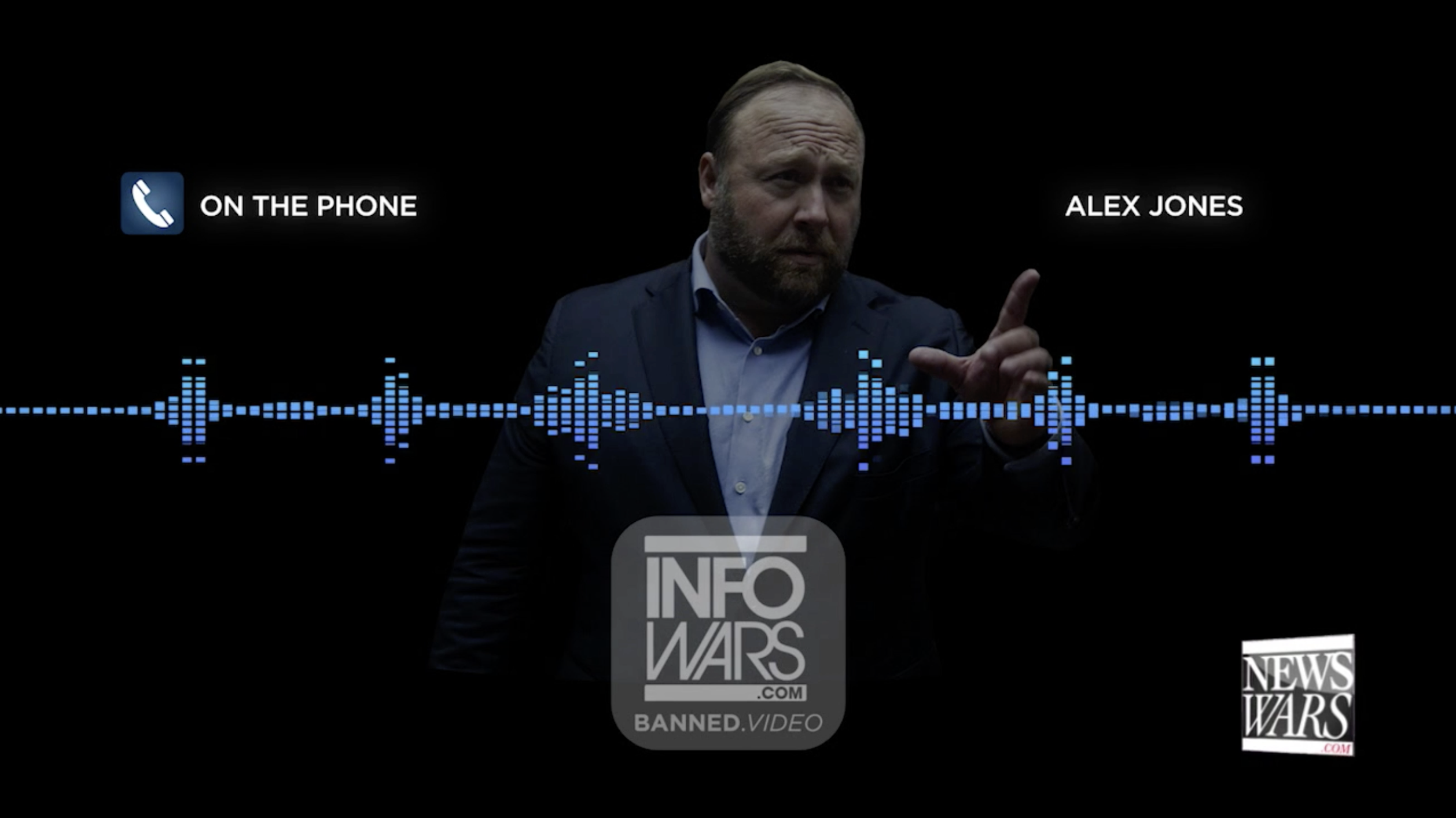 Alex Jones On The Phones Infowars Banned Dot Video EXZM July 22nd 2020