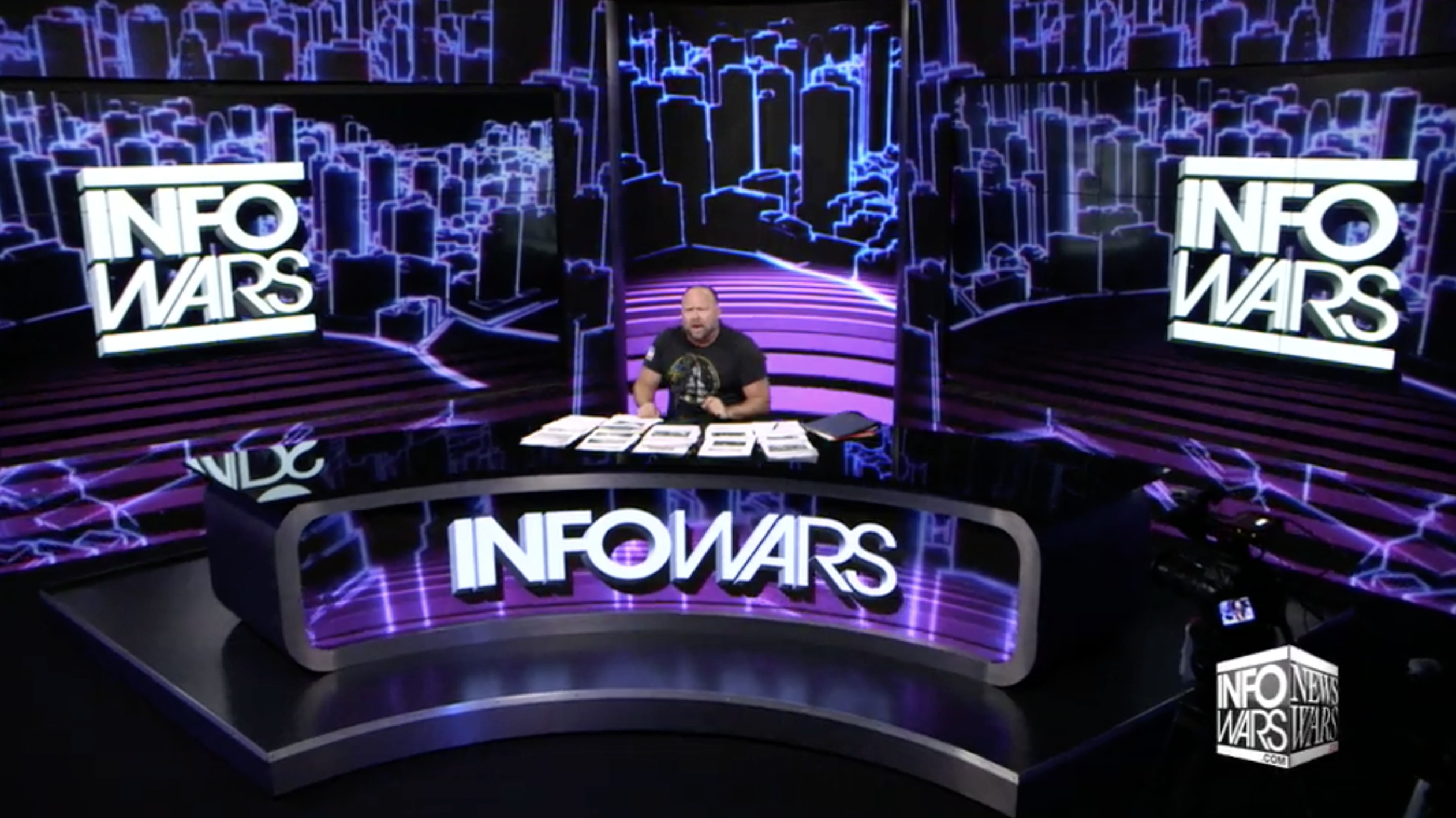 Alex Jones Infowars Studio EXZM August 10th 2020