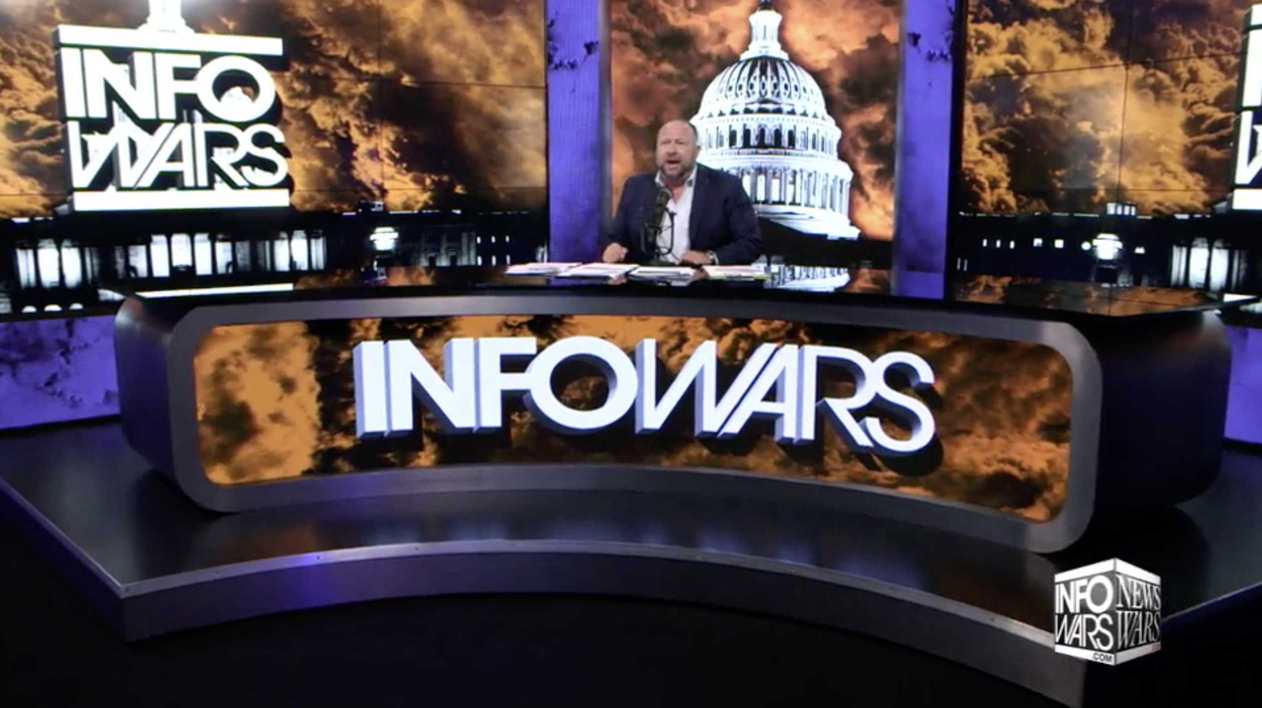 Alex Jones Infowars Studio EXZM August 21st 2020