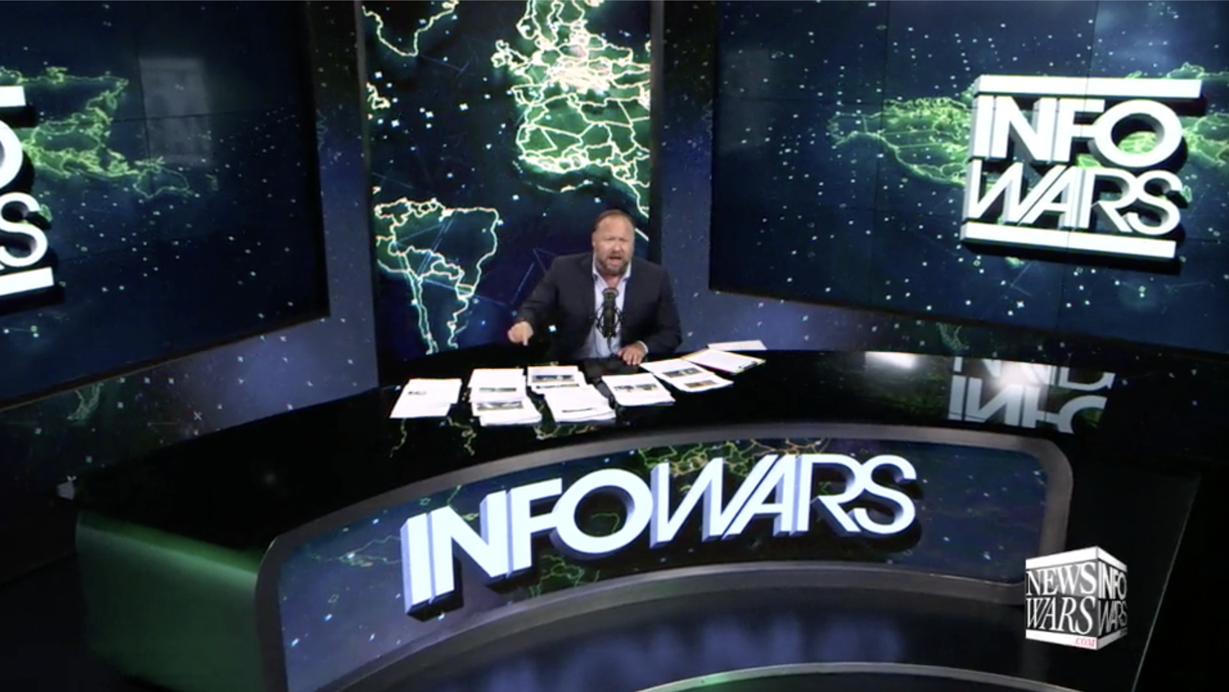 Alex Jones Infowars Studio EXZM August 7th 2020