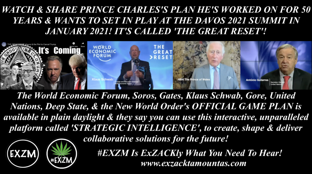 Prince Charles The Great Reset World Economic Forum Michael J Matt Strategic Intelligence EXZM August 18th 2020