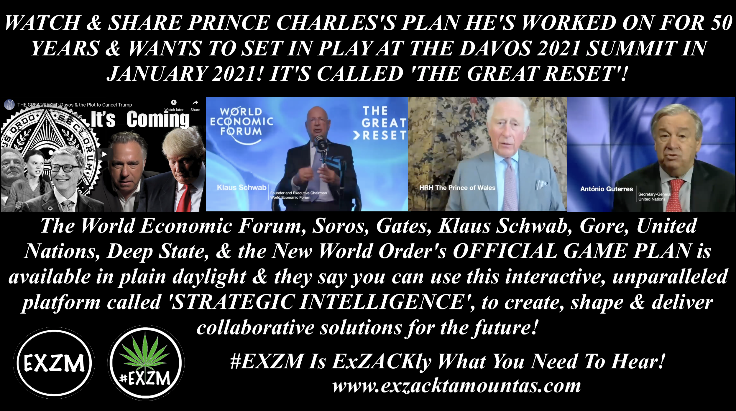 Prince Charles The Great Reset World Economic Forum Michael J Matt Strategic Intelligence EXZM August 18th 2020