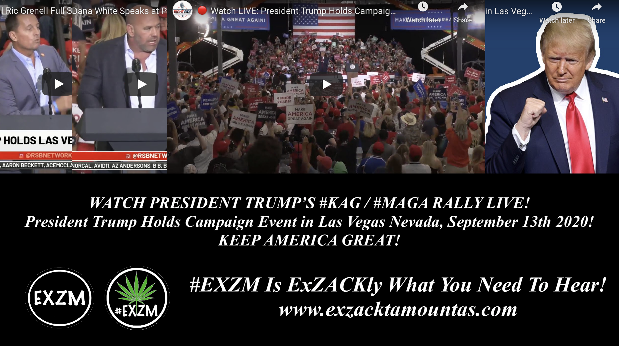 President Donald Trump KAG MAGA Rally Las Vegas Nevada September 13th 2020