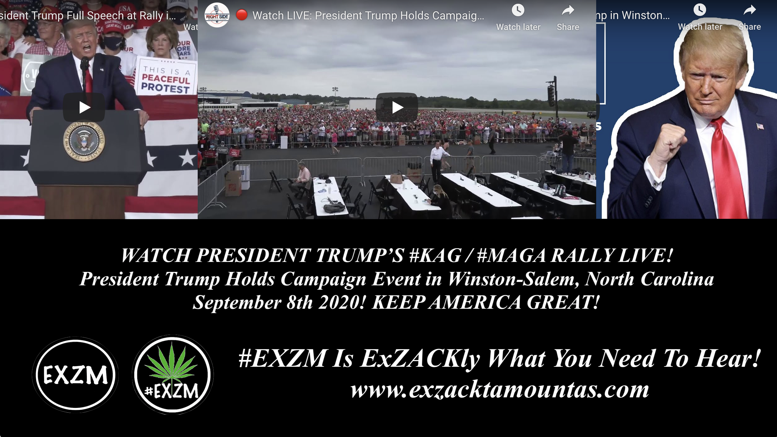 President Donald Trump KAG MAGA Rally Winston Salem, North Carolina September 8th 2020