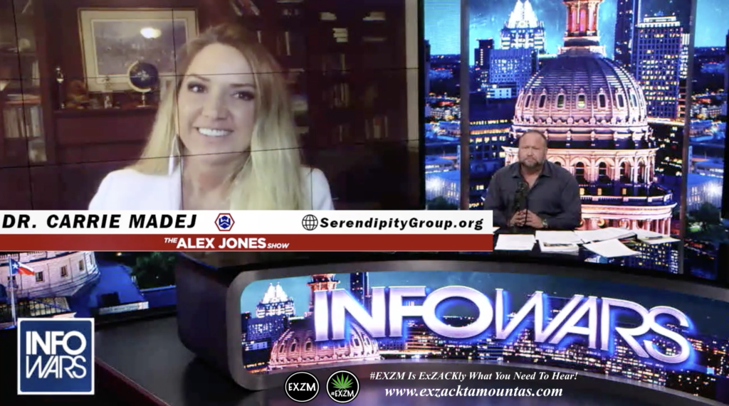 Alex Jones Dr Carrie Madej The Serendipity Group Org Live Infowars Studio EXZM Zack Mount April 30th 2021 1