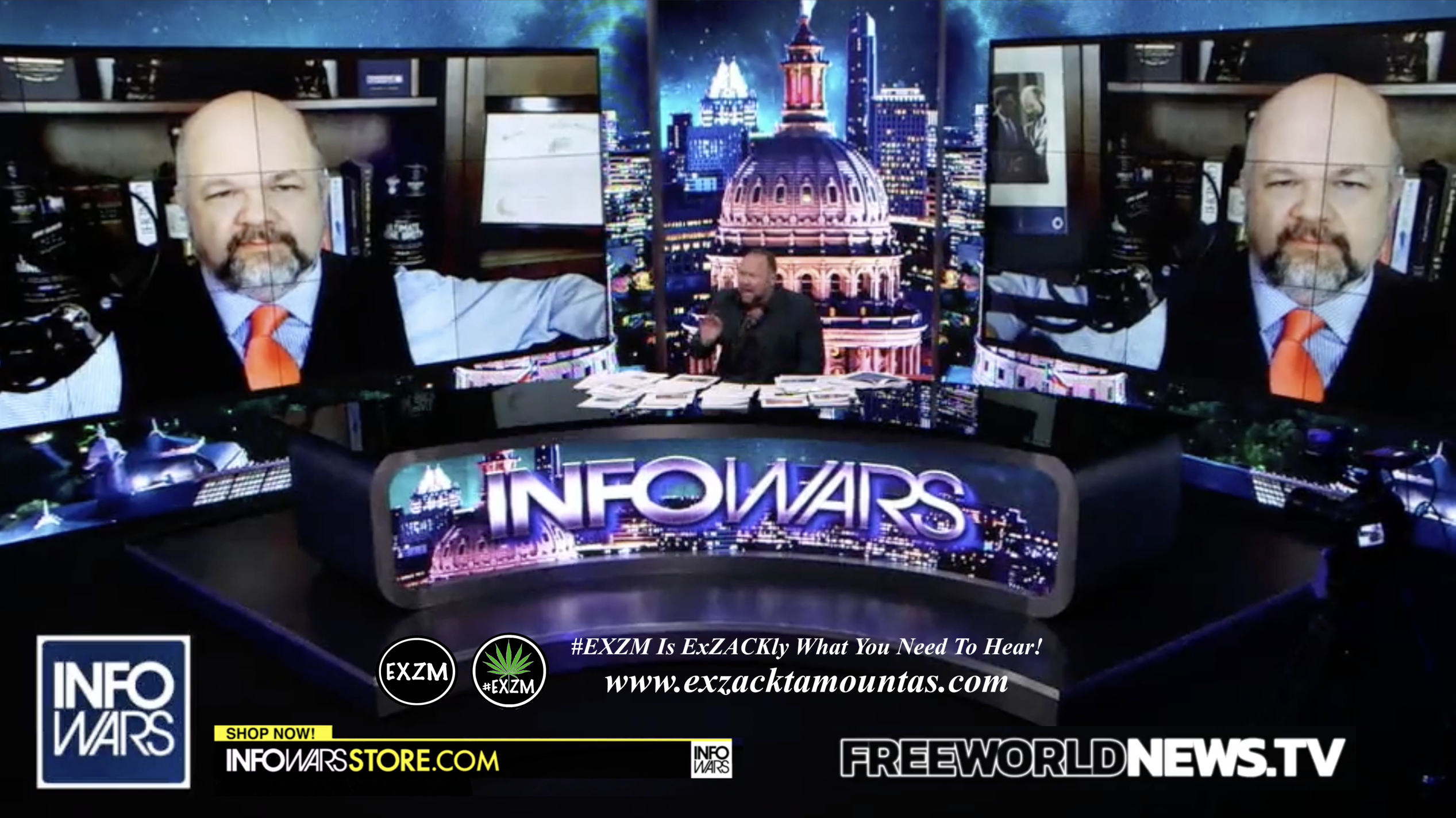 Alex Jones Robert Barnes Live In Infowars Studio Free World News TV EXZM Zack Mount July 5th 2021 copy