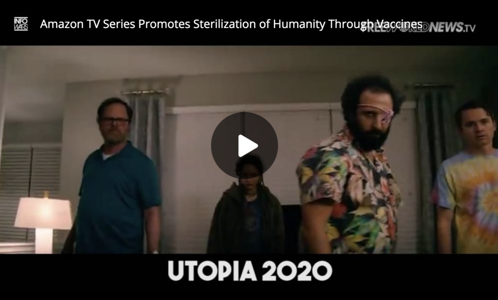 Amazon TV Series Promotes Sterilization of Humanity Through Vaccines EXZM Zack Mount June 21st 2021