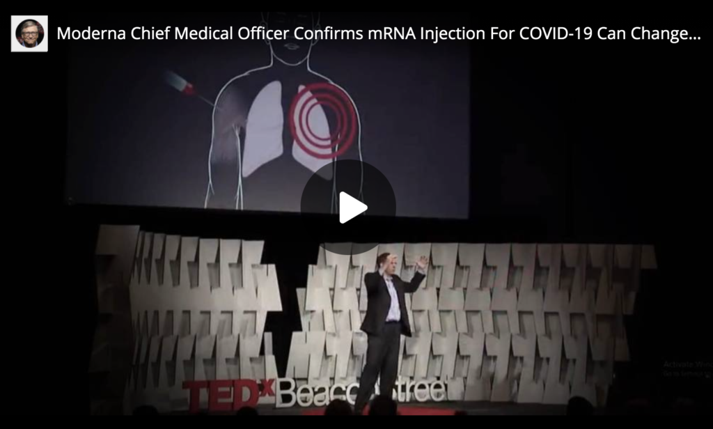 Moderna Chief Medical Officer Confirms mRNA Injection For COVID19 Can Change Your Genetic Code EXZM Zack Mount May 12th 2021