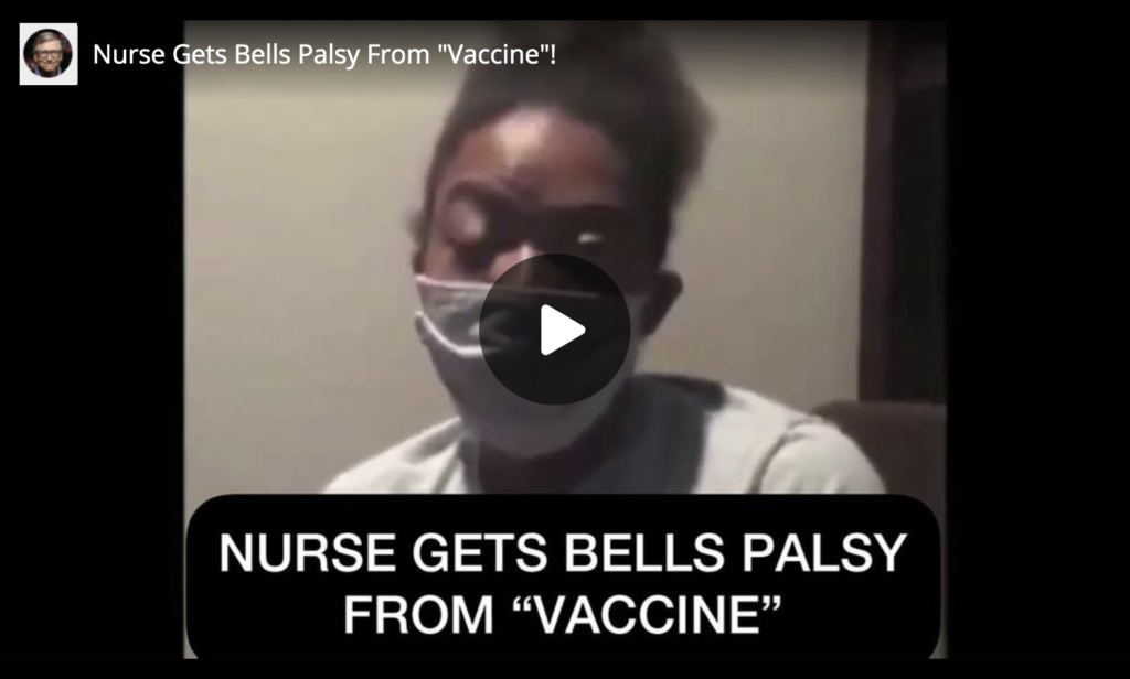 Nurse Gets Bells Palsy From Vaccine EXZM Zack Mount December 28th 2020