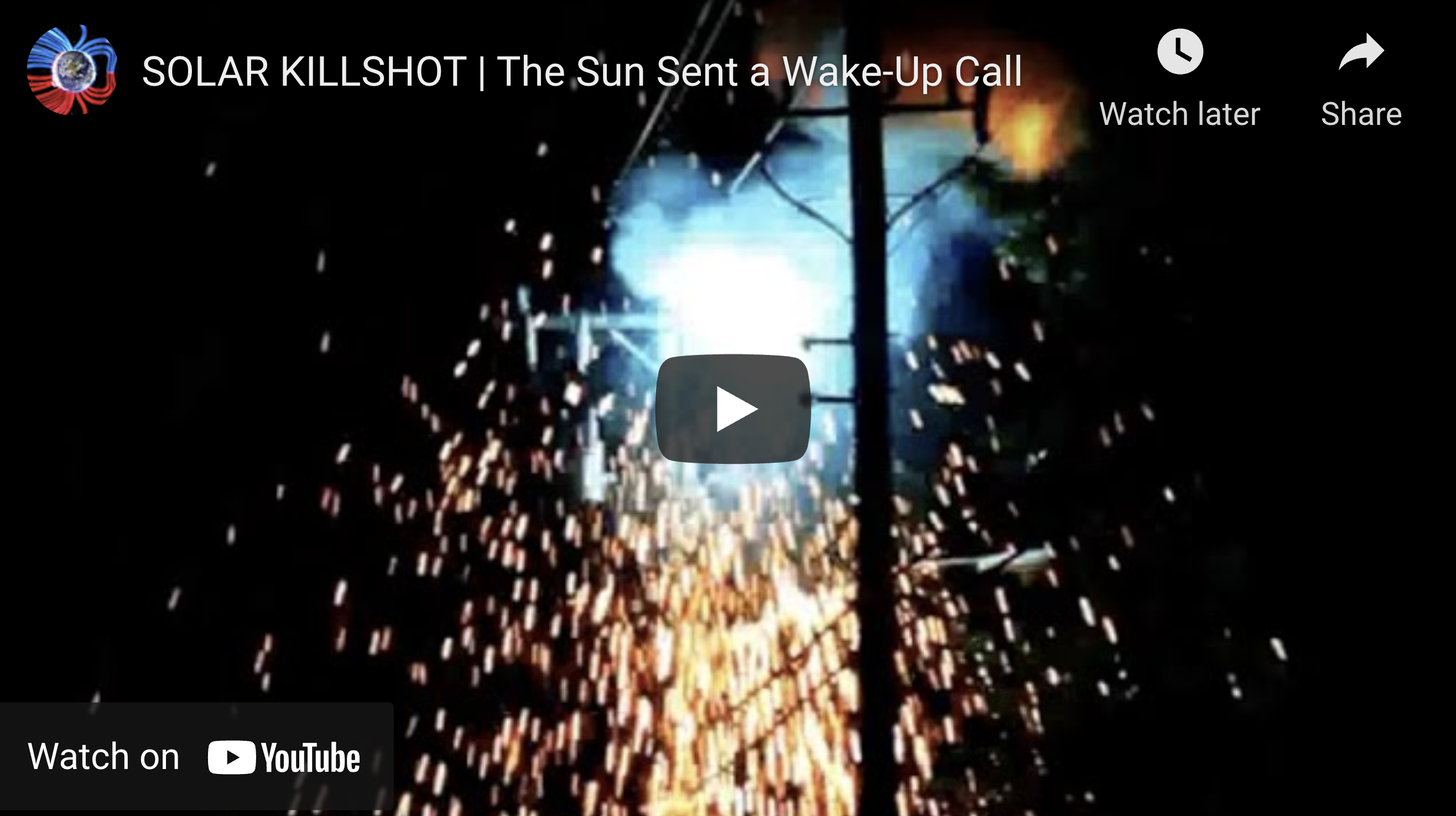 Suspicious Observers Post SOLAR KILLSHOT The Sun Sent a WakeUp Call EXZM Zack Mount July 18th 2021