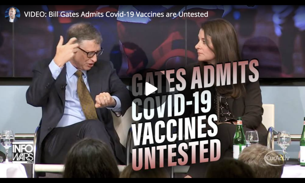 VIDEO Bill Gates Admits Covid19 Vaccines are Untested EXZM Zack Mount April 23rd 2021