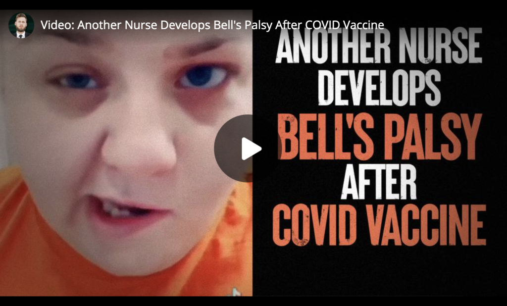 Video Another Nurse Develops Bell's Palsy After COVID Vaccine EXZM Zack Mount February 12th 2021