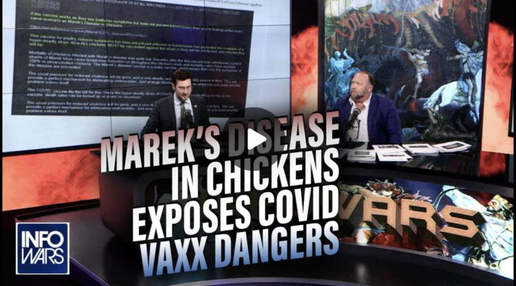 Mareks Disease in Chickens Exposes True Dangers of COVID Injections EXZM Zack Mount August 27th 2021