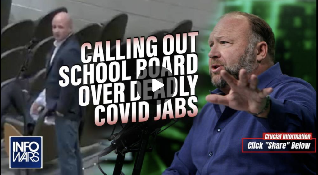 See the Video of PhD Doctor Sean Brooks Calling Out School Board Over Deadly COVID Jabs EXZM Zack Mount August 23rd 2021