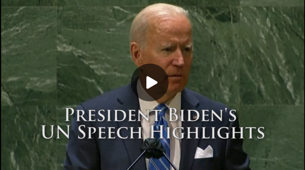 AMAZING President Biden's UN Speech Highlights EXZM Zack Mount September 22nd 2021