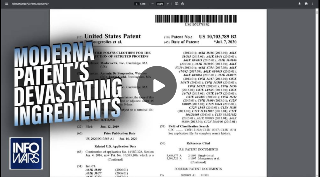 BREAKING Inside the Moderna Patents Devastating Ingredients EXZM Zack Mount August 31st 2021