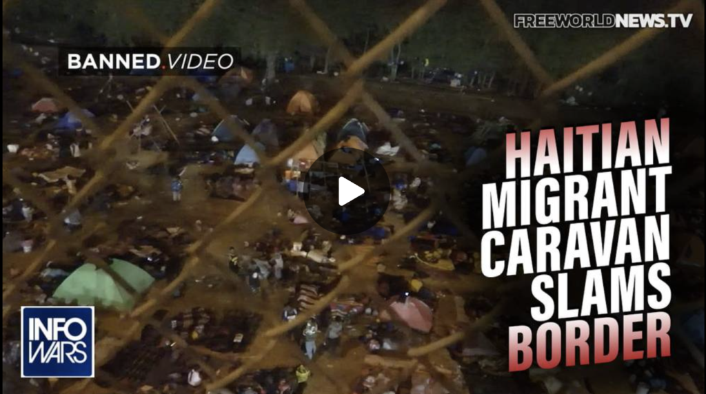 EXCLUSIVE FOOTAGE Inside Giant Haitian Migrant Camp On Texas Border EXZM Zack Mount September 17th 2021