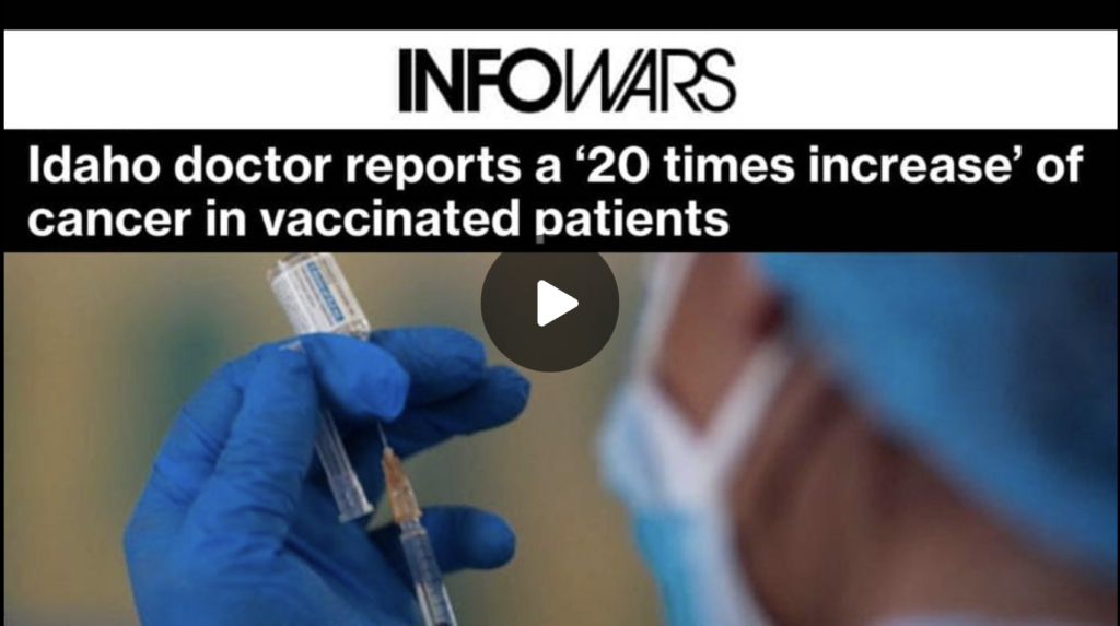 Idaho doctor reports a 20 times increase of cancer in vaccinated patients EXZM Zack Mount September 16th 2021