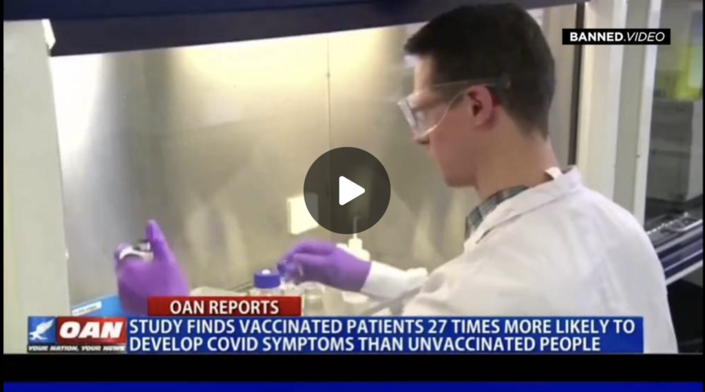 SHOCK STUDY Vaccinated 27 Times More Likely To Catch COVID EXZM Zack Mount September 13th 2021