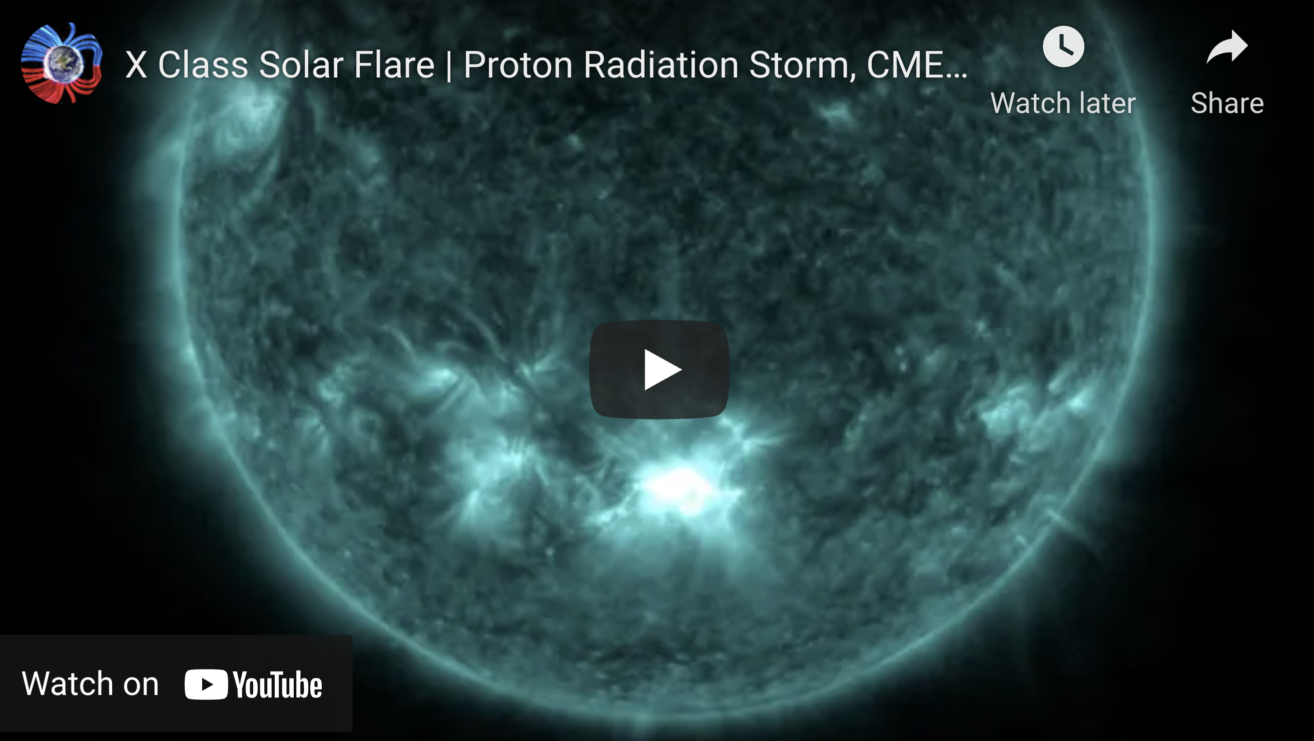 Suspicious Observers Post X Class Solar Flare Proton Radiation Storm CME Earth Directed EXZM Zack Mount October 28th 2021