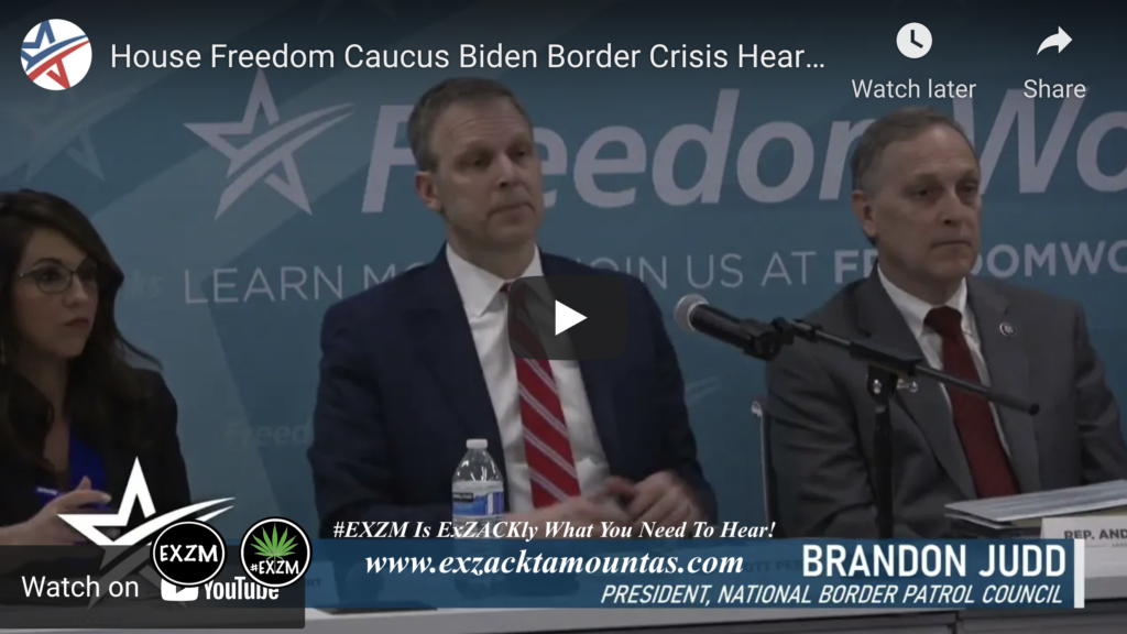 House Freedom Caucus Border Crisis Hearing EXZM Zack Mount February 1st 2022