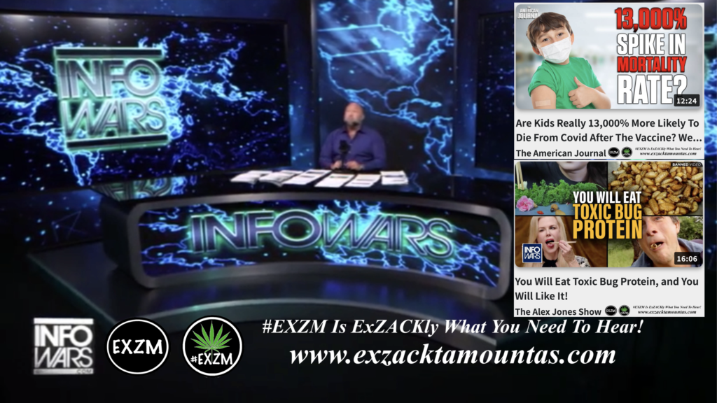 Alex Jones Live In Infowars Studio Alex Jones Infowars EXZM exZACKtaMOUNTas Zack Mount August 18th 2022 copy