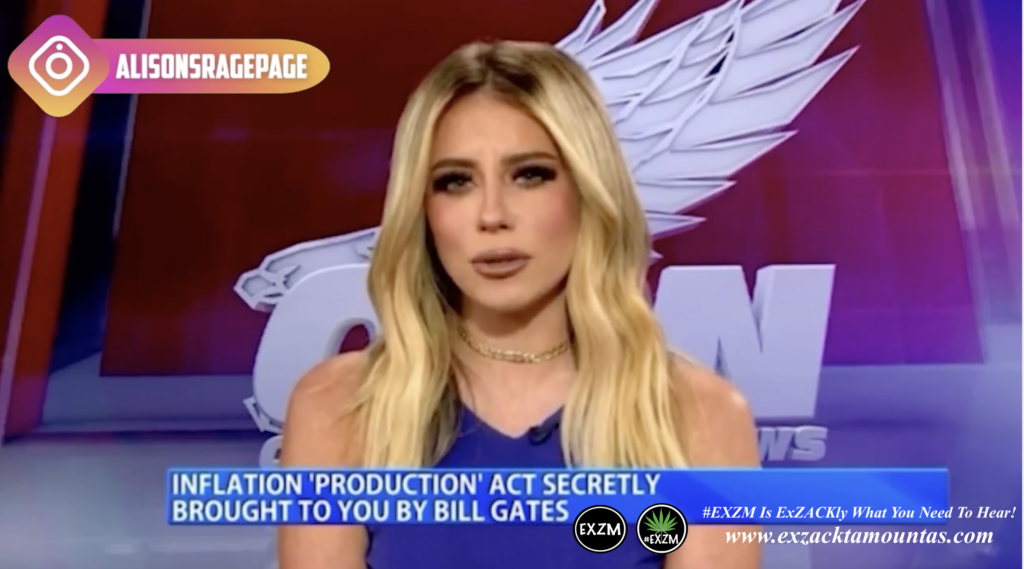 OANN BILL GATES INFLATION PRODUCTION ACT LEFTISTS MEAT TAX INSECTS FOOD Alisons Rage Page Infowars Store Alex Jones EXZM exZACKtaMOUNTas Zack Mount August 19th 2022