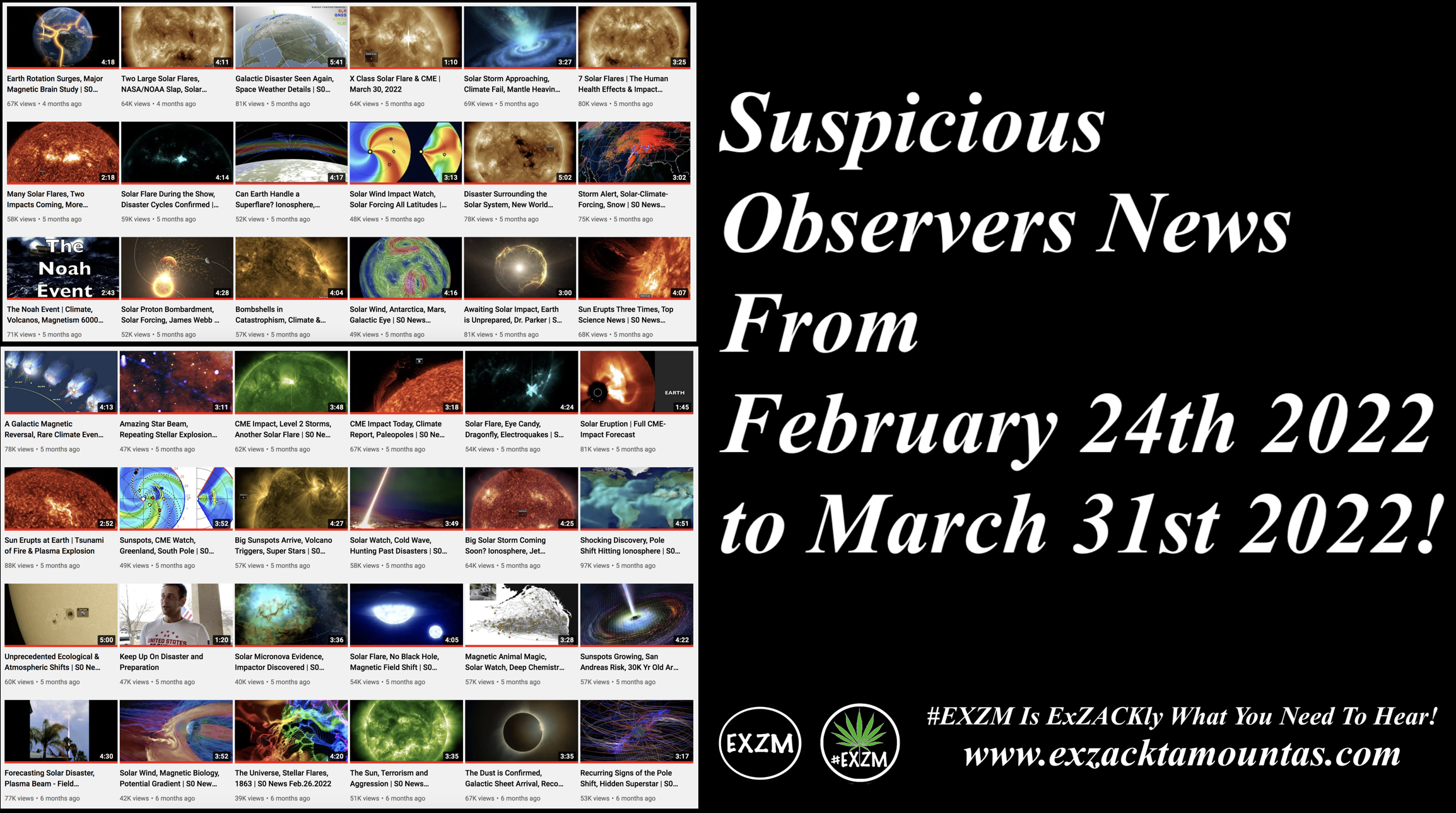 Suspicious Observers News From February 24th 2022 to March 31st 2022 The Great Reset Alex Jones Infowars EXZM exZACKtaMOUNTas Zack Mount August 31st 2022