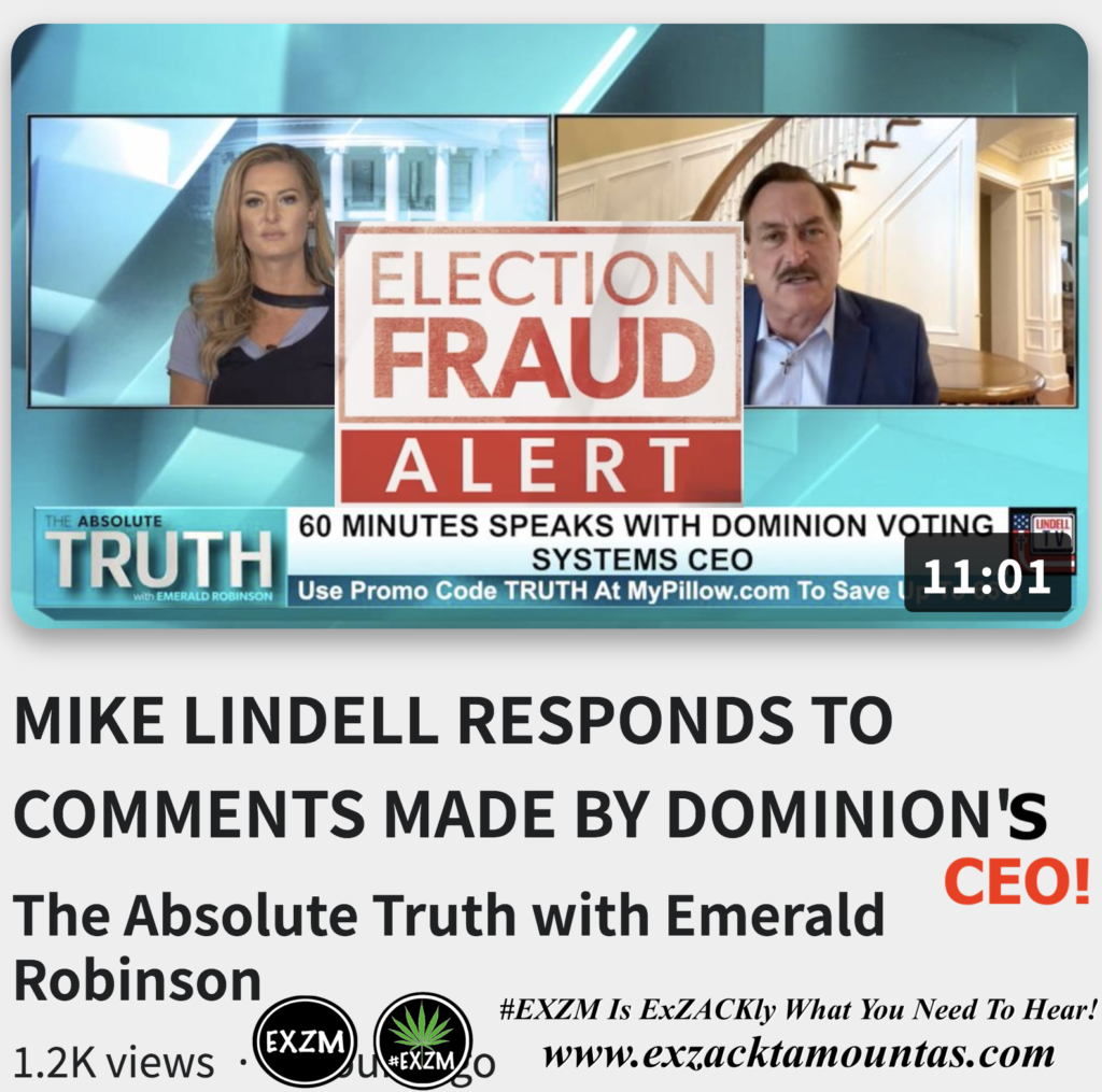 MIKE LINDELL RESPONDS TO COMMENTS MADE BY DOMINIONS CEO Emerald Robinson Alex Jones Infowars The Great Reset Book EXZM exZACKtaMOUNTas Zack Mount October 24th 2022 copy