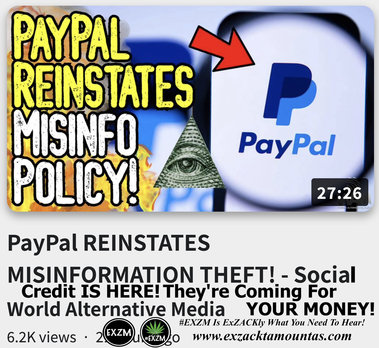 PayPal-REINSTATES-MISINFORMATION-THEFT-S