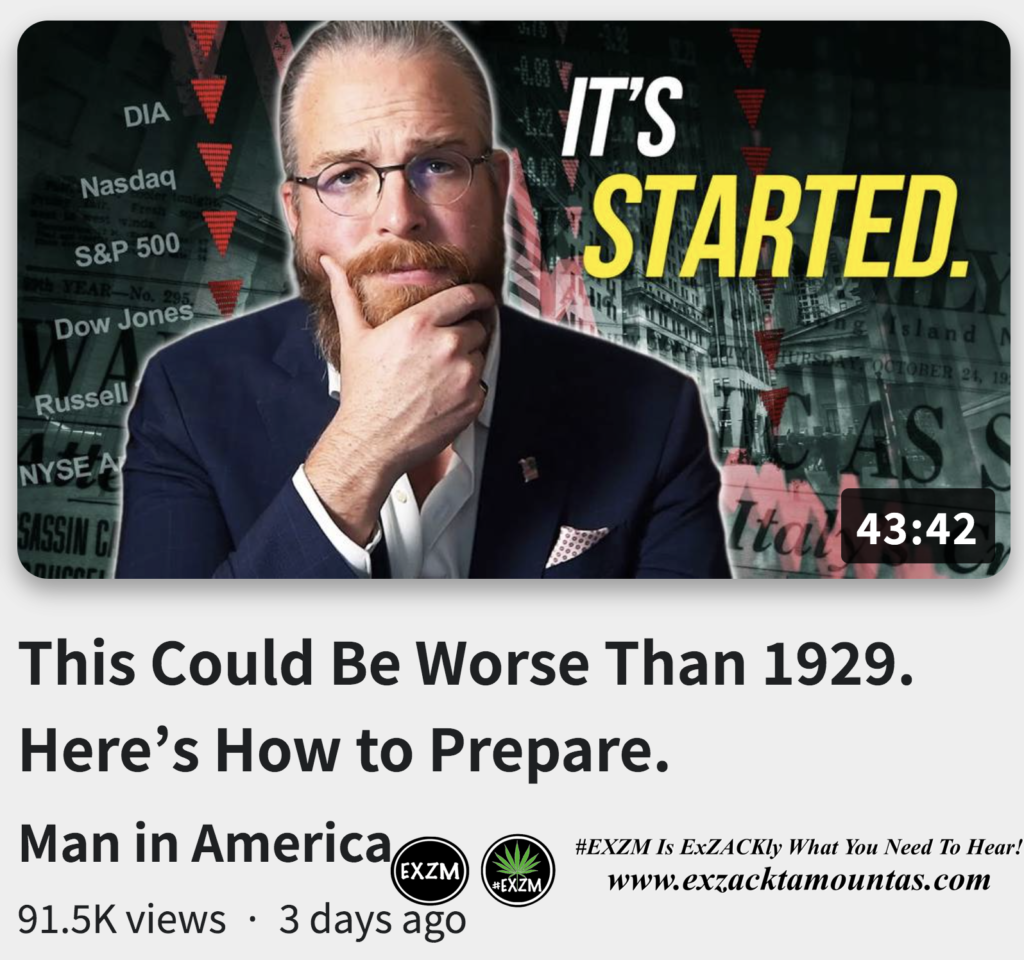 This Could Be Worse Than 1929 Heres How to Prepare Alex Jones Infowars EXZM exZACKtaMOUNTas Zack Mount October 8th 2022