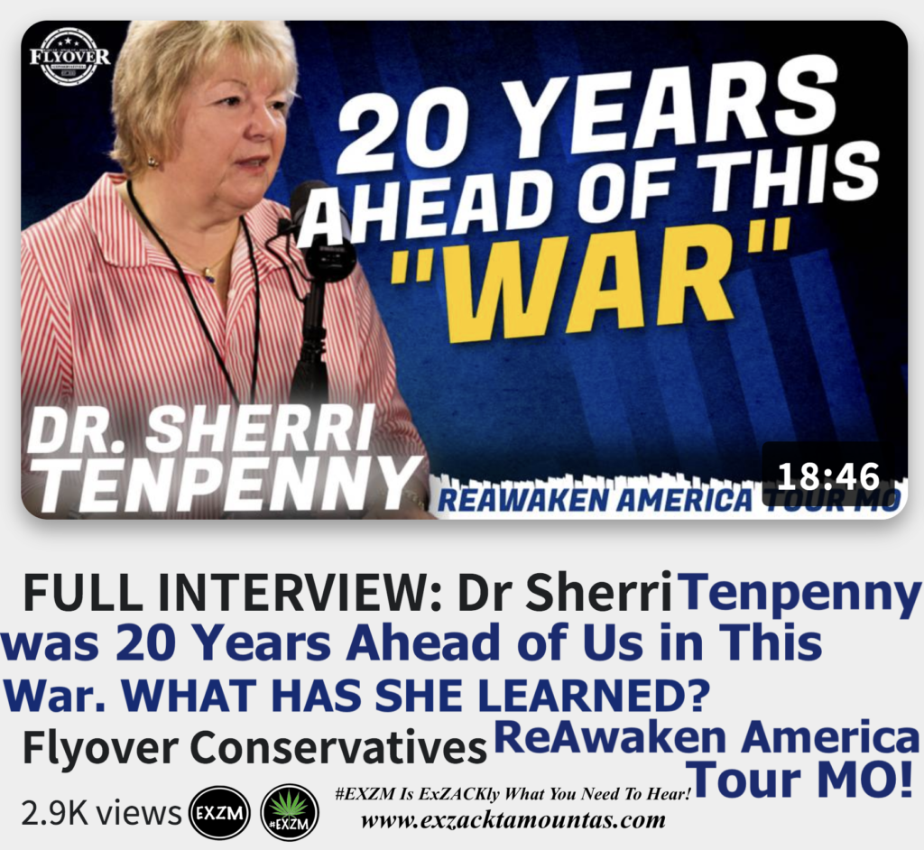 Dr Sherri Tenpenny 20 Years Ahead of This War LEARNED ReAwaken America Tour MO Alex Jones Infowars The Great Reset EXZM exZACKtaMOUNTas Zack Mount November 18th 2022