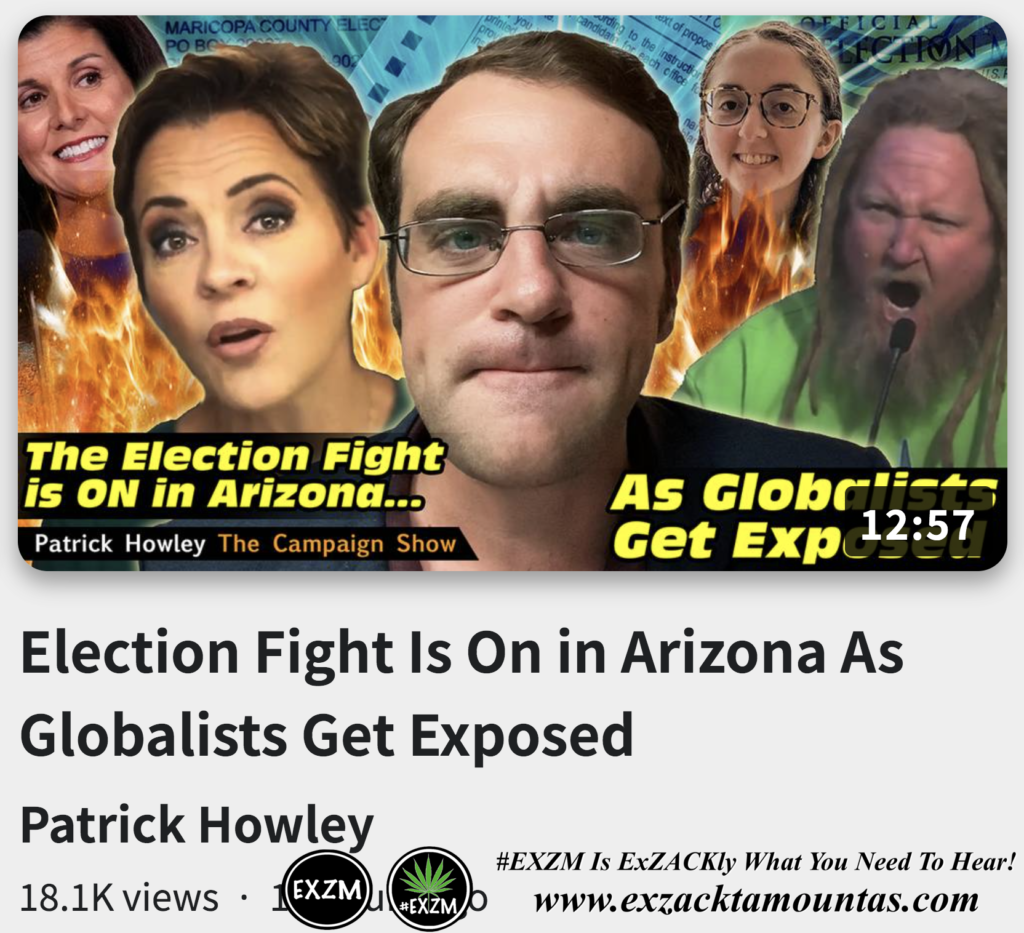 Election Fight Is On in Arizona As Globalists Get Exposed Alex Jones Infowars The Great Reset EXZM exZACKtaMOUNTas Zack Mount November 21st 2022