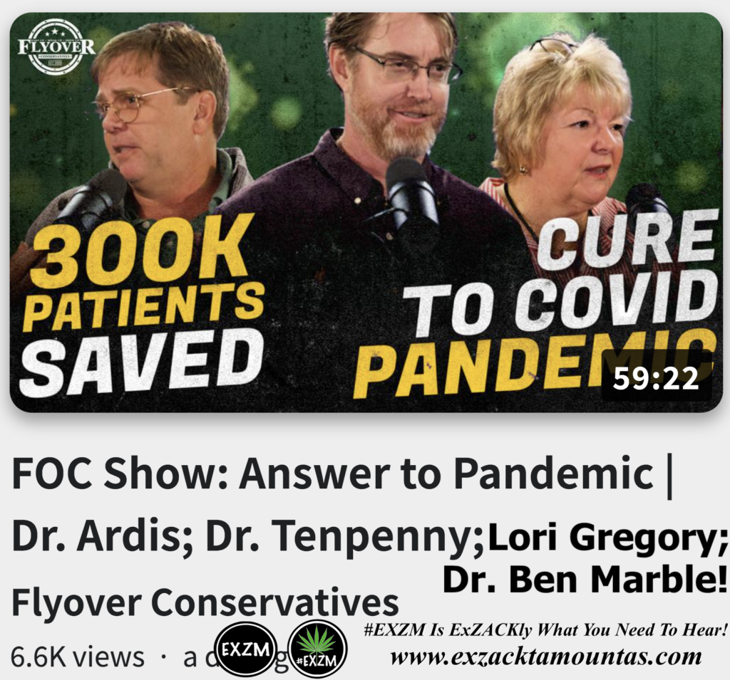 FOC Show Answer to Pandemic Dr Ardis Dr Tenpenny Lori Gregory Dr Ben Marble Alex Jones Infowars The Great Reset EXZM exZACKtaMOUNTas Zack Mount November 15th 2022