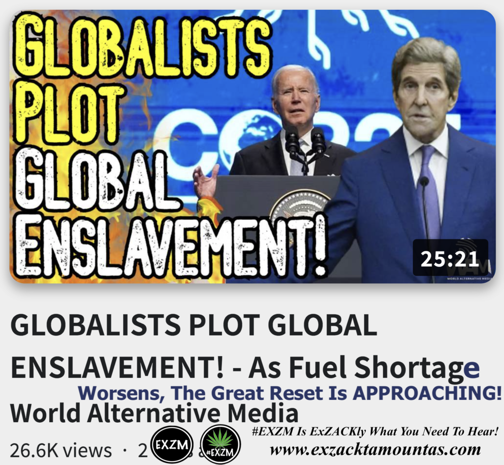 GLOBALISTS PLOT GLOBAL ENSLAVEMENT Fuel Shortage Worsens The Great Reset Alex Jones Infowars EXZM exZACKtaMOUNTas Zack Mount November 12th 2022