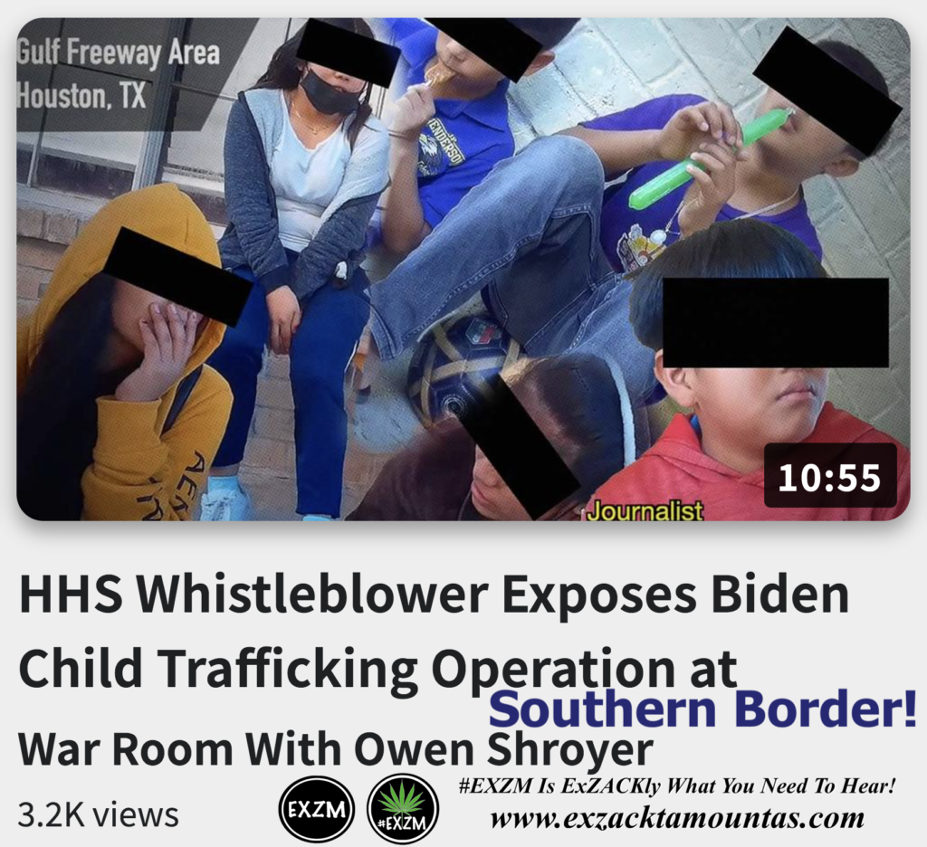 HHS Whistleblower Exposes Biden Child Trafficking Operation at Southern Border Alex Jones Infowars The Great Reset EXZM exZACKtaMOUNTas Zack Mount November 29th 2022