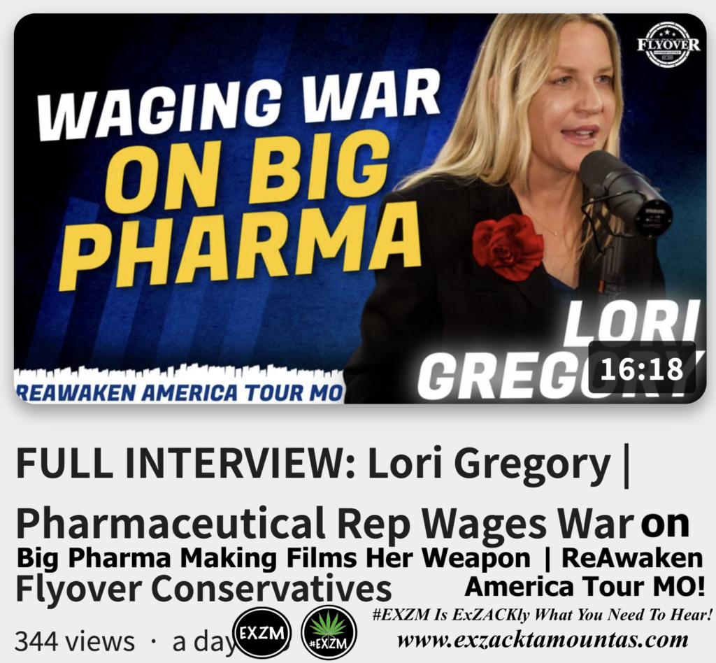 Lori Gregory Pharmaceutical Rep Wages War on Big Pharma Films ReAwaken America Tour MO Alex Jones Infowars The Great Reset EXZM exZACKtaMOUNTas Zack Mount November 15th 2022