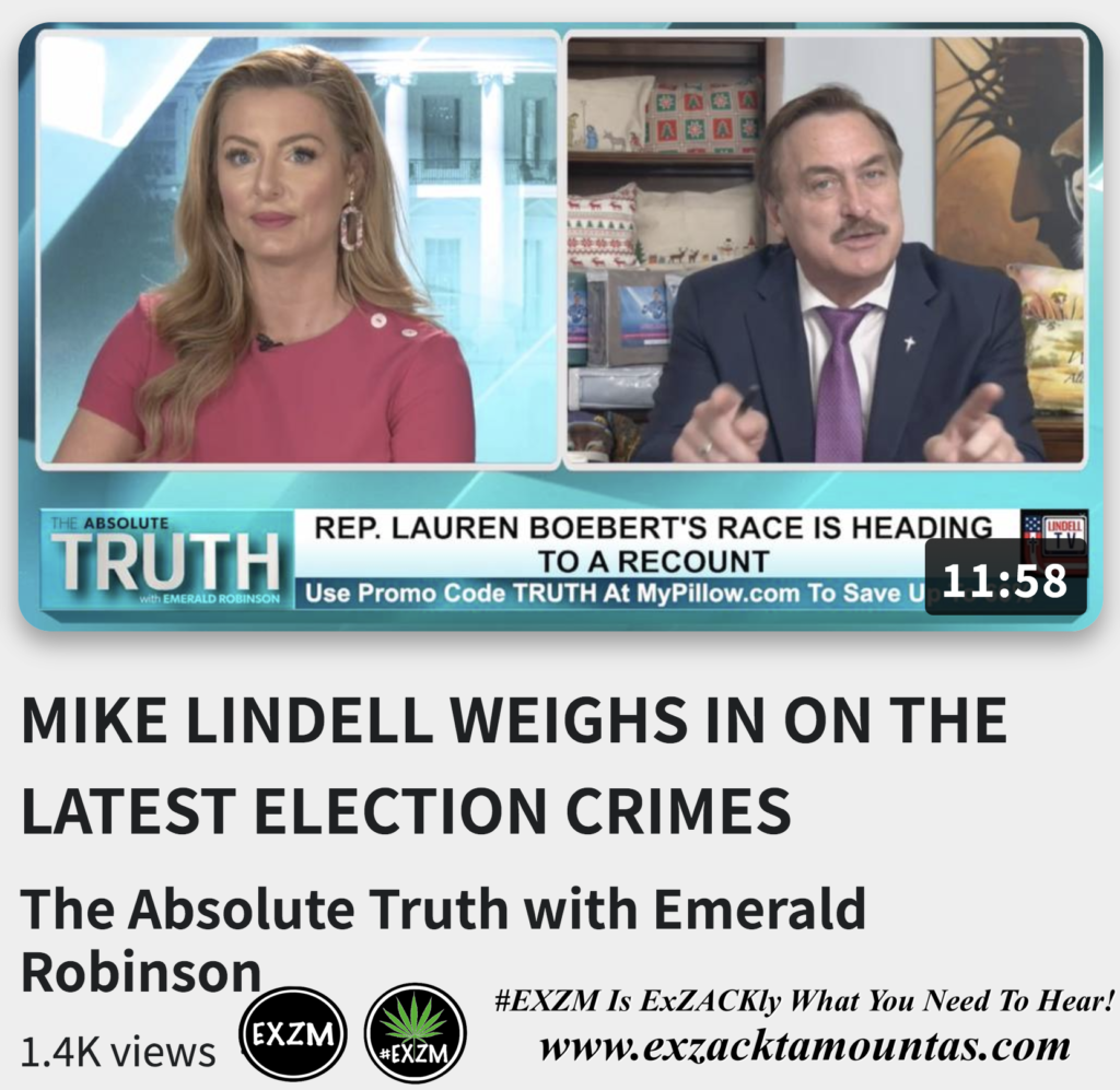 MIKE LINDELL WEIGHS IN ON THE LATEST ELECTION CRIMES Emerald Robinson Alex Jones Infowars The Great Reset EXZM exZACKtaMOUNTas Zack Mount November 18th 2022
