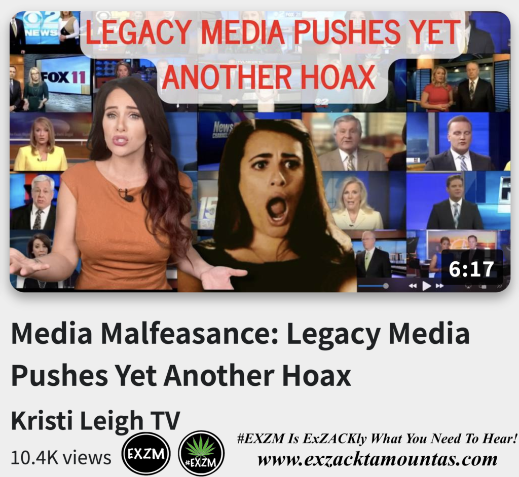 Media Malfeasance Legacy Media Pushes Yet Another Hoax Alex Jones Infowars The Great Reset EXZM exZACKtaMOUNTas Zack Mount November 19th 2022