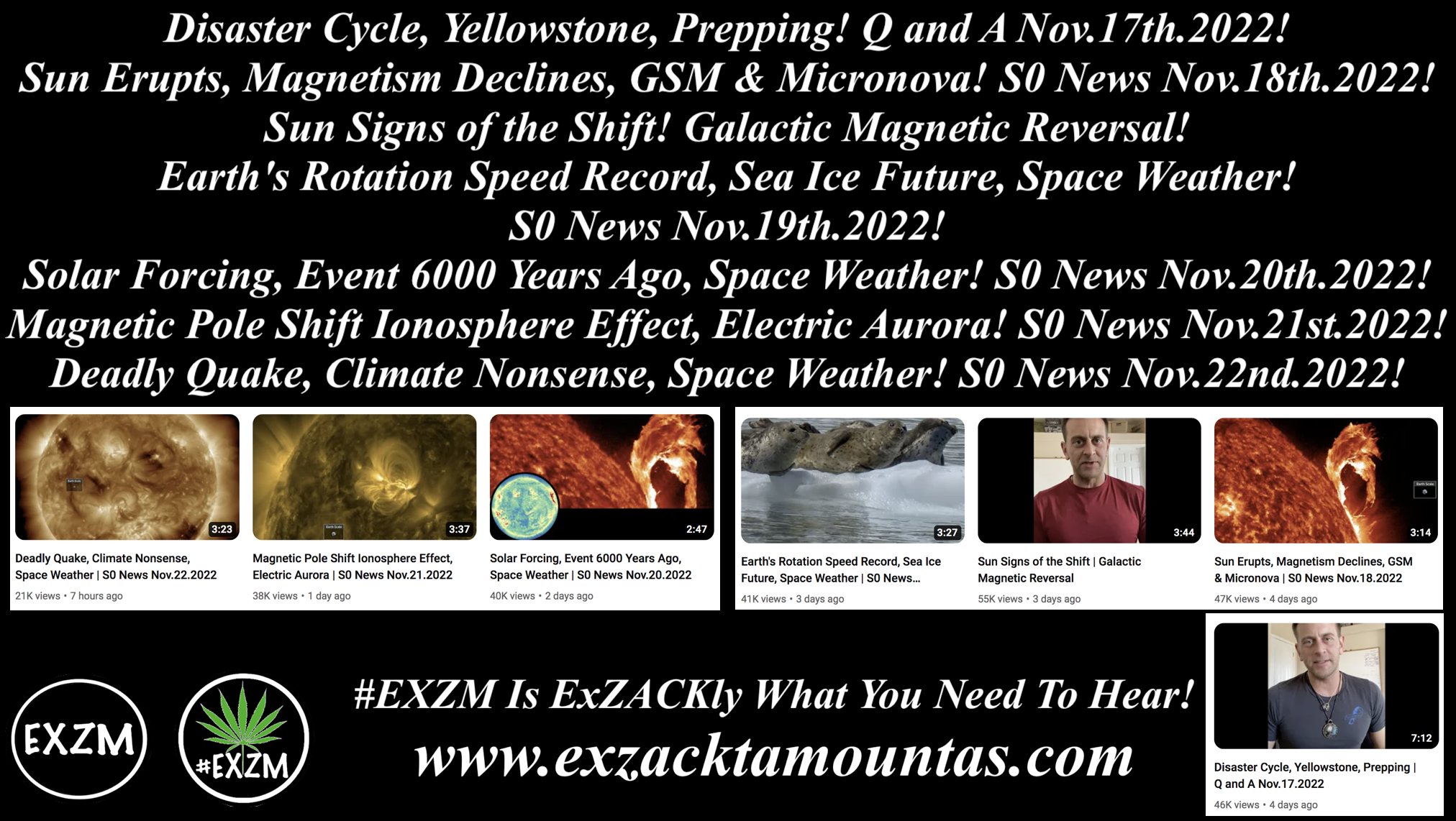 Suspicious Observers News Micronova Galactic Current Sheet Magnetic Pole Shift The Great Reset Alex Jones Infowars EXZM exZACKtaMOUNTas Zack Mount November 17th 18th 19th 20th 21st 22nd 2022