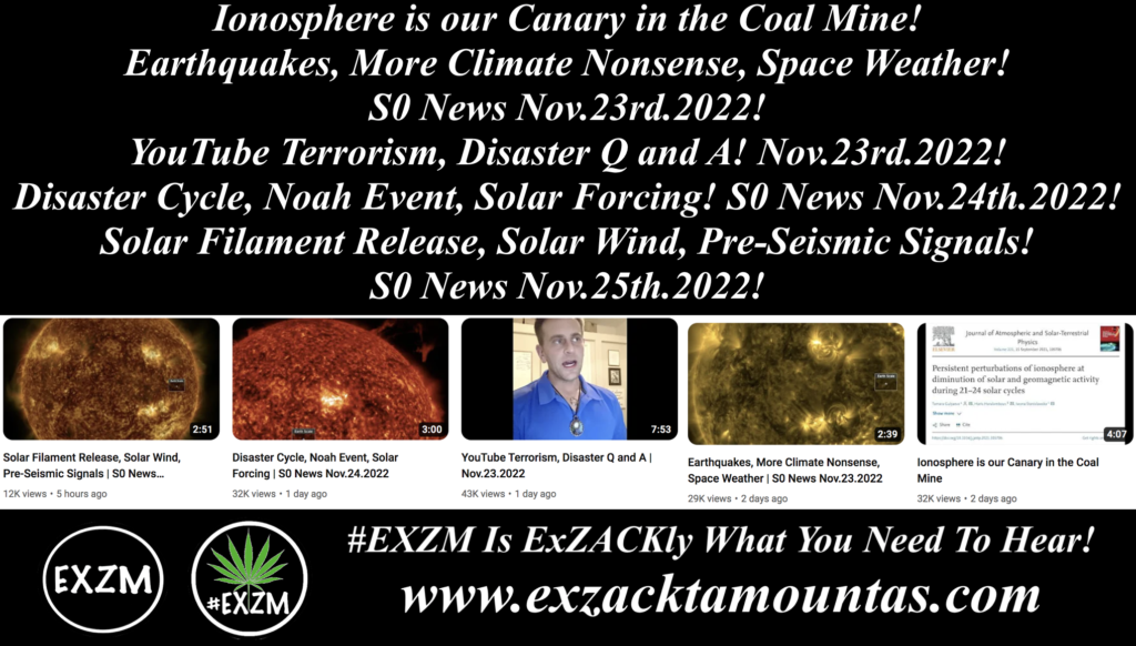 Suspicious Observers News Micronova Galactic Current Sheet Magnetic Pole Shift The Great Reset Alex Jones Infowars EXZM exZACKtaMOUNTas Zack Mount November 23rd 24th 25th 2022