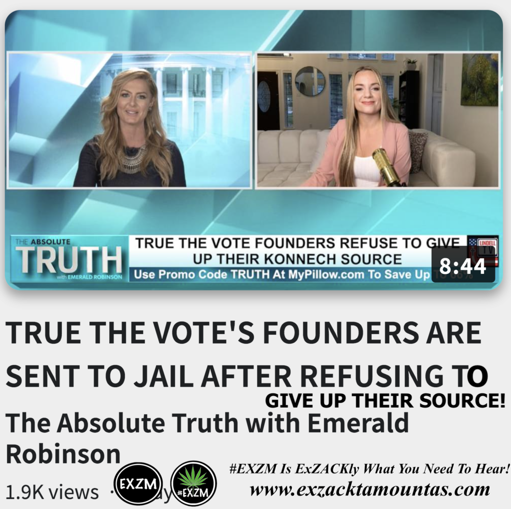 TRUE THE VOTES FOUNDERS ARE SENT TO JAIL AFTER REFUSING TO GIVE UP THEIR SOURCE Alex Jones Infowars EXZM exZACKtaMOUNTas Zack Mount November 1st 2022