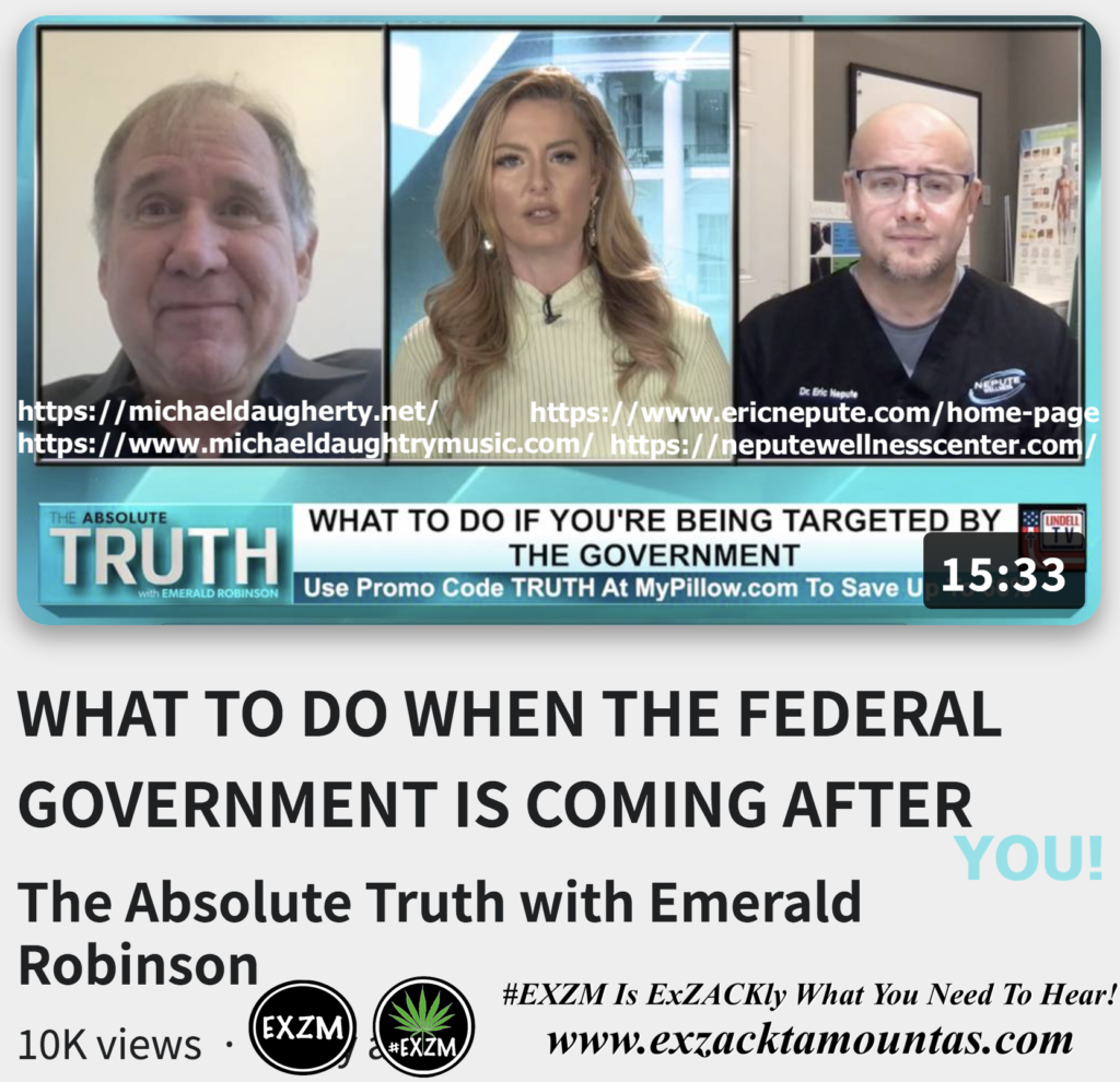 WHAT TO DO WHEN THE FEDERAL GOVERNMENT IS COMING AFTER YOU Alex Jones Infowars The Great Reset EXZM exZACKtaMOUNTas Zack Mount November 25th 2022